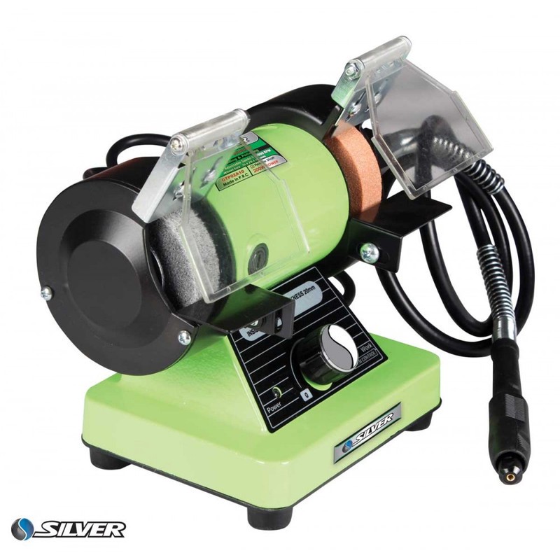 سنگ رومیزی سیلور مدل GTBN200W به همراه شلنگ خرطومی و سنگ یدکی