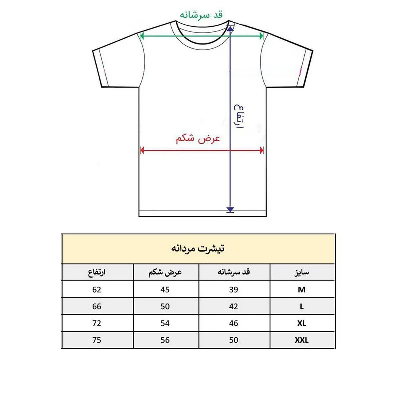 تیشرت آستین کوتاه مردانه پاد آفرین مدل موزیک