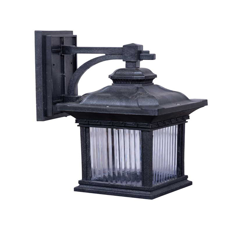 چراغ دیواری پارکی و حیاطی مدل دیانا مشکی (پس کرایه)