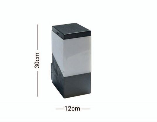 چراغ حیاطی دیواری گالوانیزه مدل ستا (پس کرایه)
