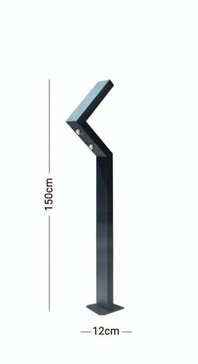 چراغ حیاطی ایستاده SMD دو طرفه مدل آرشا (پس کرایه)