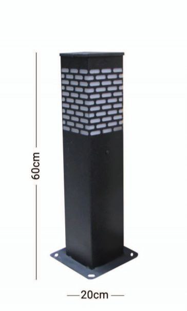 چراغ حیاطی ایستاده گالوانیزه مدل پانچی (پس کرایه)