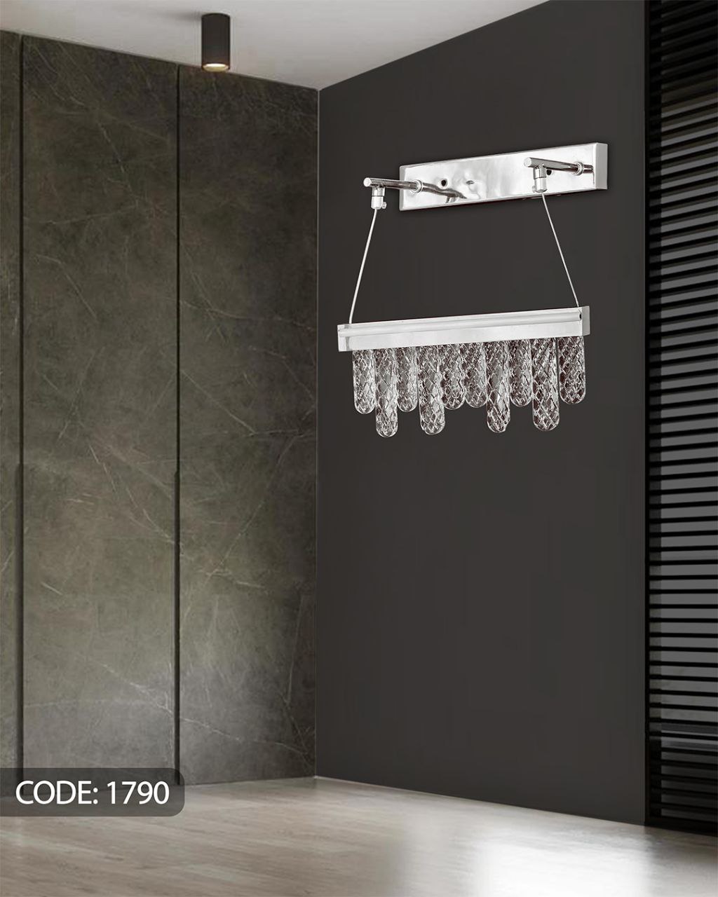 لوستر دیواری SMD سه حالته نیک لایت مدل 1790 (پس کرایه)