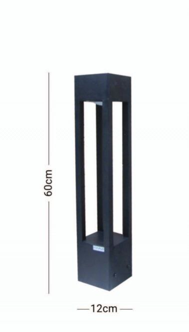 چراغ حیاطی و ویلایی ارتفاع 60 سانتیمتر گالوانیزه مدل باران (پس کرایه)