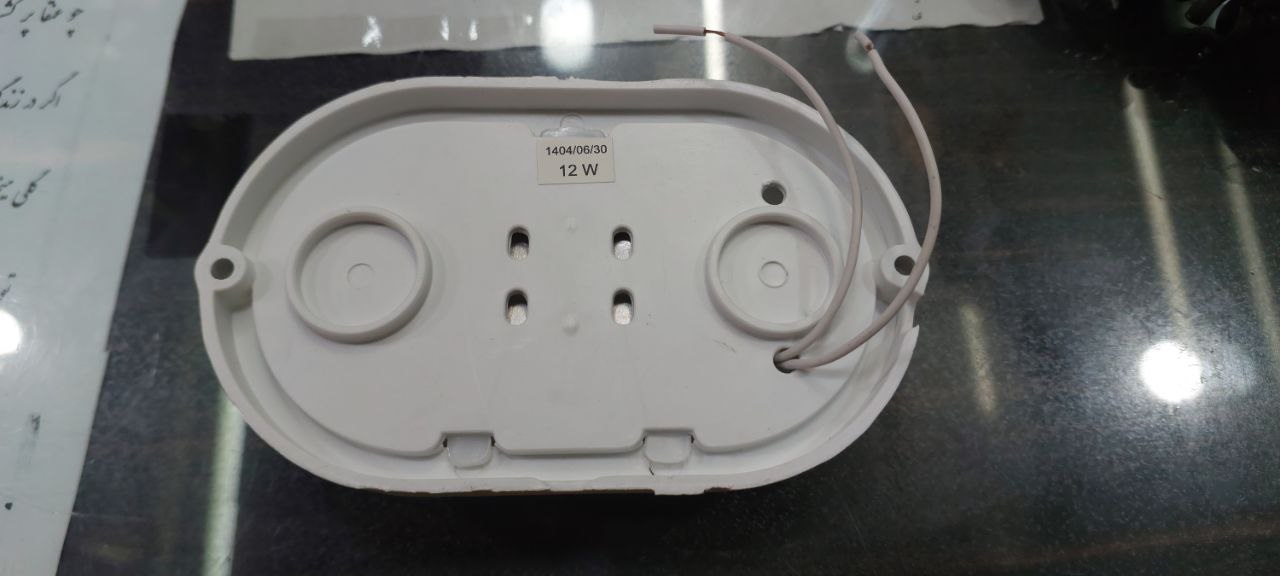 چراغ تونلی آسانسوری 12 وات SMD متوسط (پس کرایه)