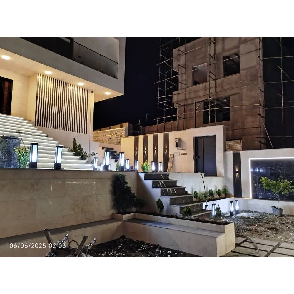 چراغ محوطه باغی پاسارگاد مربع 40 سانت
