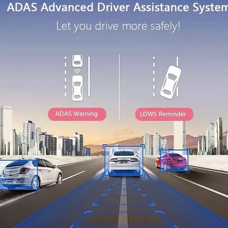 دوربین ثبت وقایع رانندگی خودرو اگزد دشکم Exad EX-R30 دارای ADAS پسکرایه پستی
