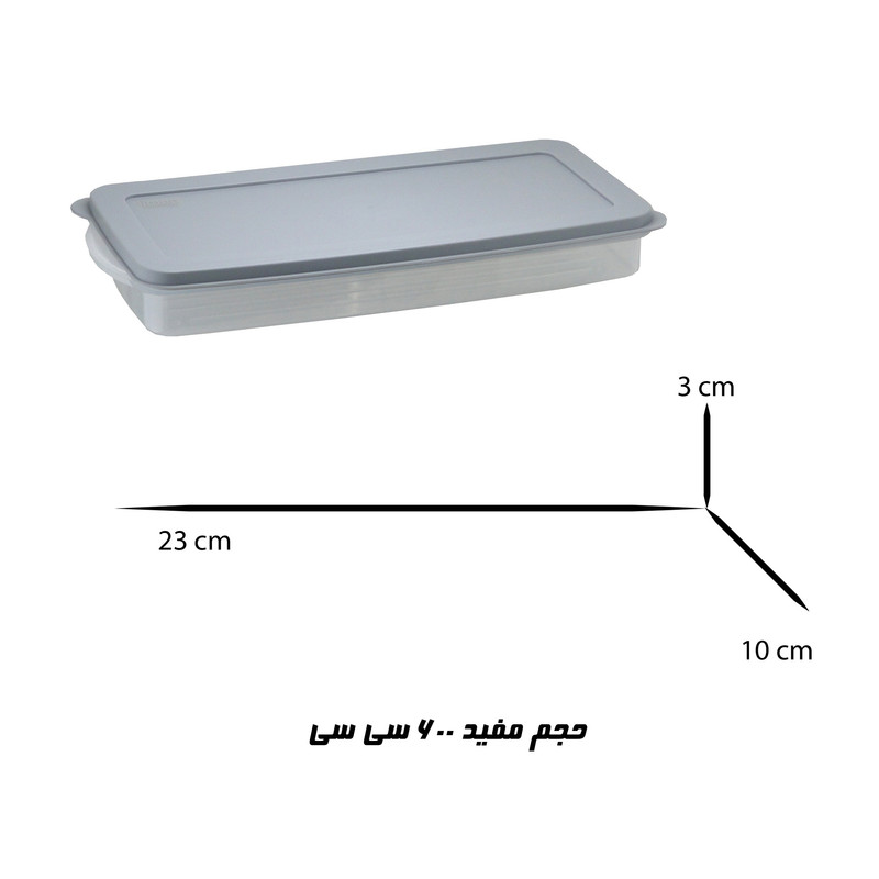 ظرف نگهدارنده لیمون مدل فریزری FL-3 بسته سه عددی
