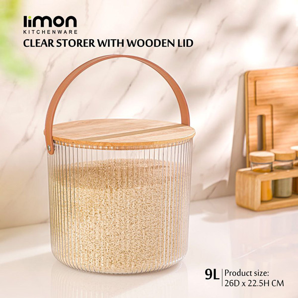 ظرف برنج لیمون مدل شیاردار کد DH2456