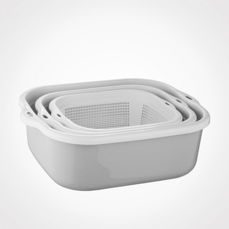 آبکش و آبگیر لیمون مدل مستطیل کد TP604 مجموعه 6 عددی
