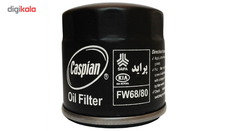 فیلتر روغن خودروی کاسپین مدل FW68/80 مناسب برای پراید صبا