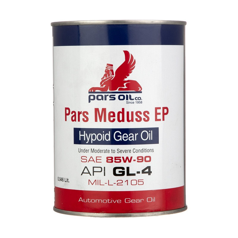 روغن گیربکس نفت پارس مدل مدوس 85W90-EP حجم 1 لیتر