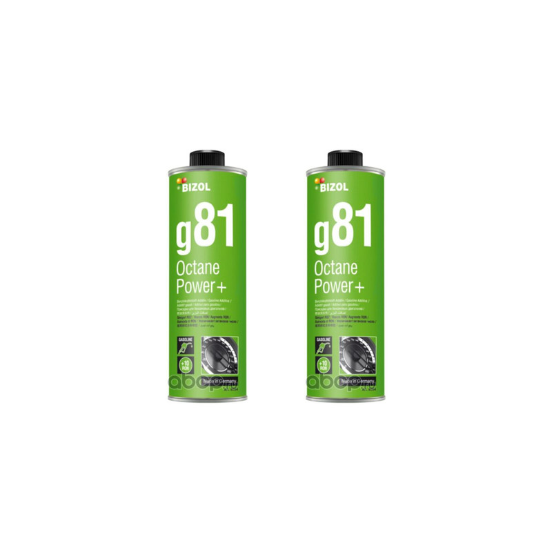 مکمل سوخت خودرو بیزول مدل G81 حجم 250 میلی  لیتر بسته دو عددی