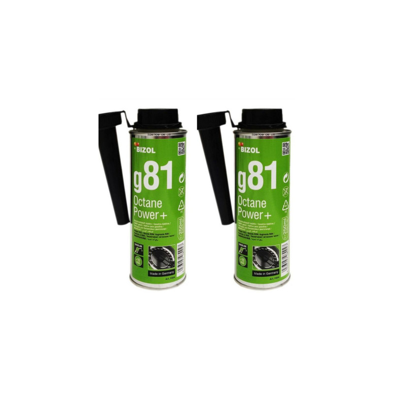 مکمل سوخت خودرو بیزول مدل G81 حجم 250 میلی  لیتر بسته دو عددی