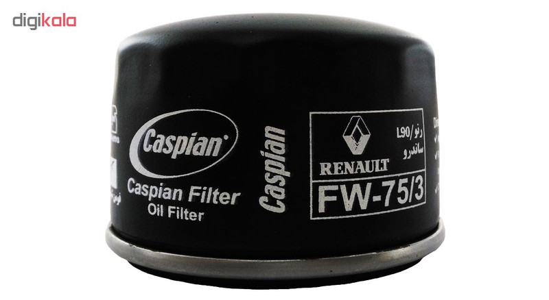 فیلتر روغن خودروی کاسپین مدل FW-75/3 مناسب برای رنو مگان