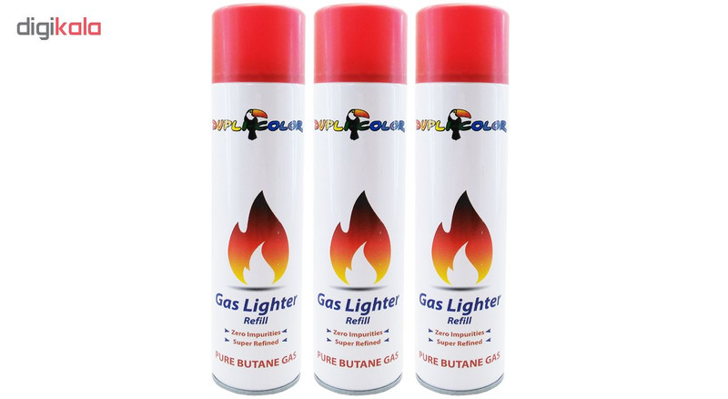 اسپری کپسول گاز فندک دوپلی کالر مدل Super Refined حجم 300 میلی لیتر