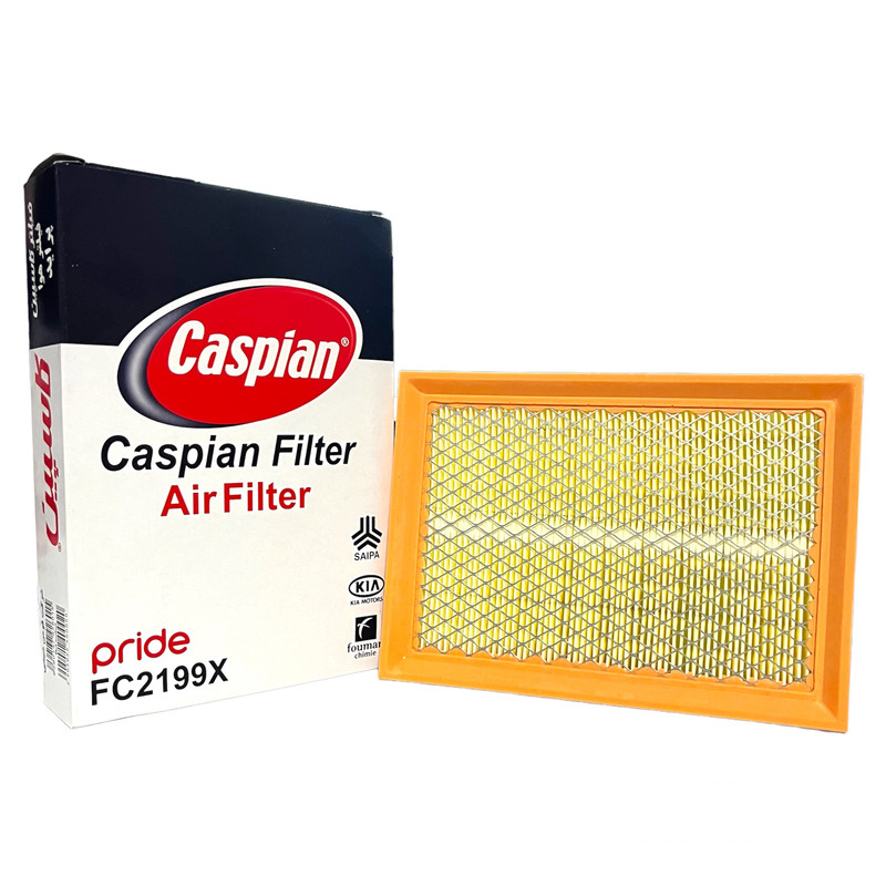فیلتر هوا کاسپین مدل FC2199X به همراه فیلتر روغن مناسب برای پراید