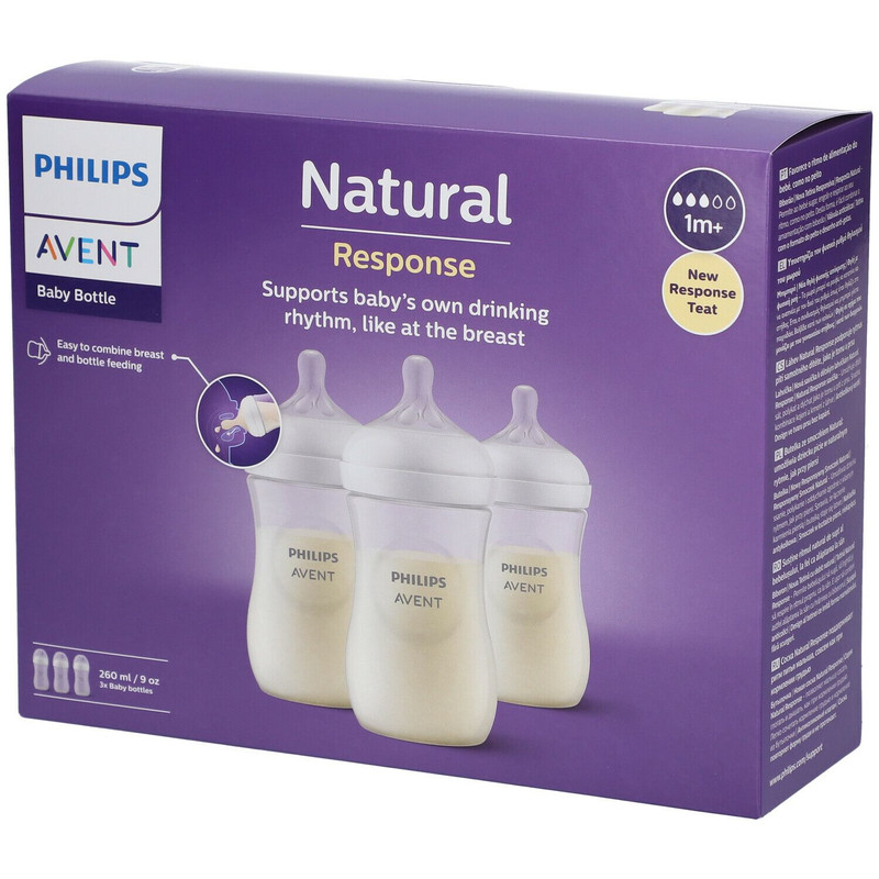شیشه شیر اونت مدل Natural Response حجم 260 میلی لیتر
