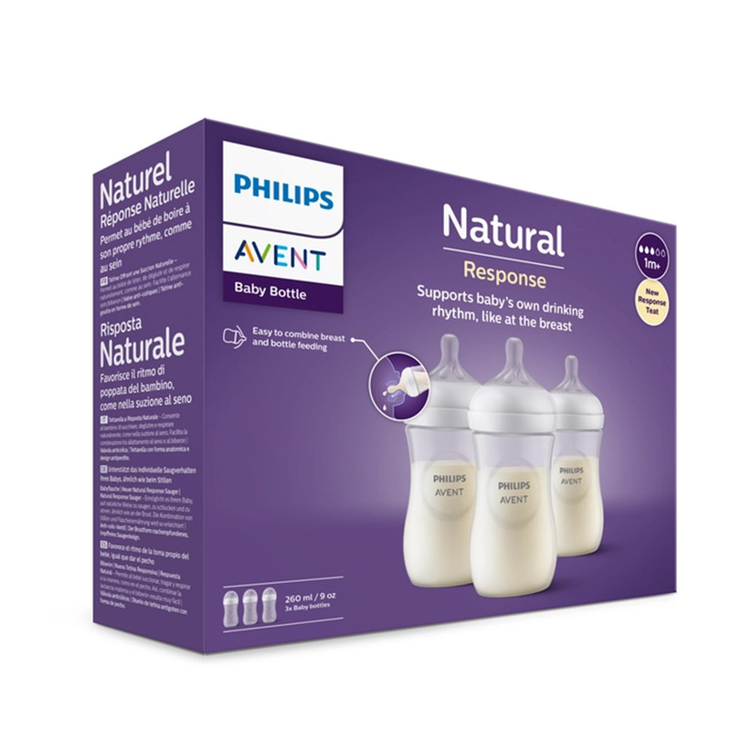 شیشه شیر اونت مدل Natural Response حجم 260 میلی لیتر
