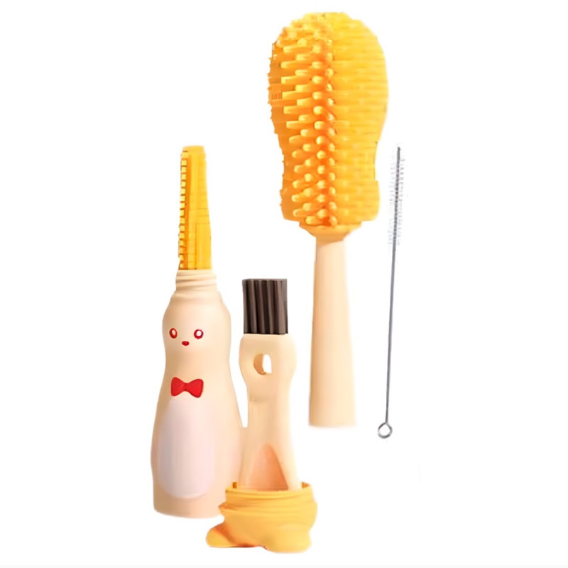 برس شیشه شوی طرح پنگوئن کد 501 مجموعه 4 عددی