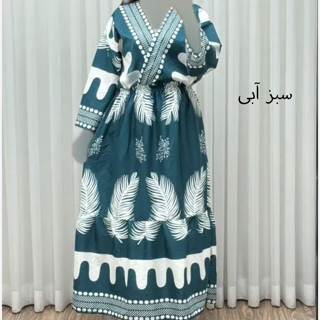 پیراهن ساحلی آیلین فلور بوگاتی فری سایز زنانه کد 1746 مناسب تا سایز 46