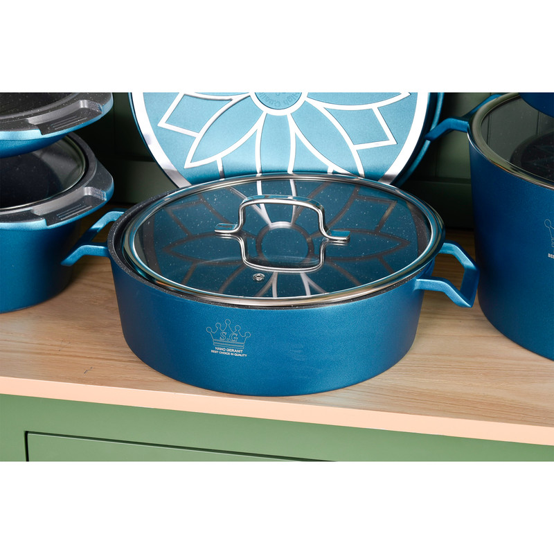 سرویس قابلمه و تابه گرانیتی 17 پارچه اس جی طرح AKA