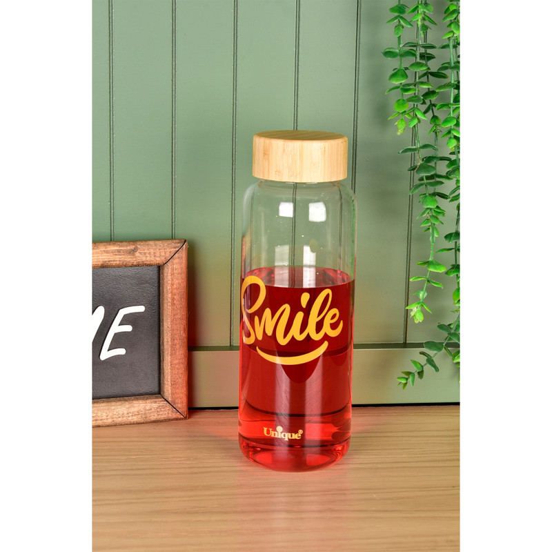 بطری آب یونیک طرح smile کد 3058 گنجایش 1.03 لیتر