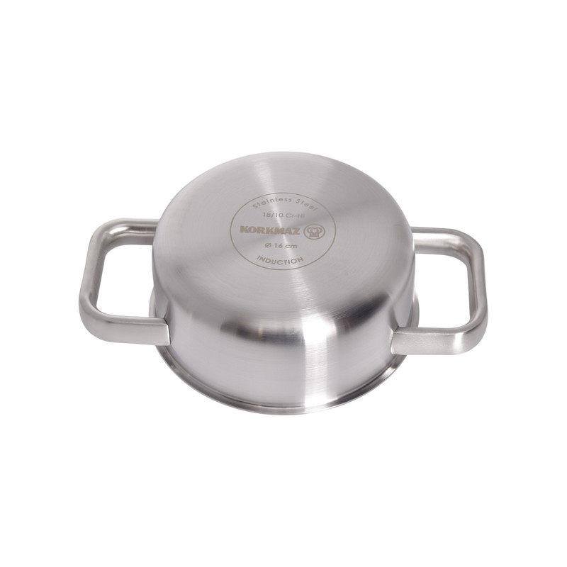 سرویس قابلمه و تابه استیل 8 پارچه کرکماز مدل SILVERA کد 2788