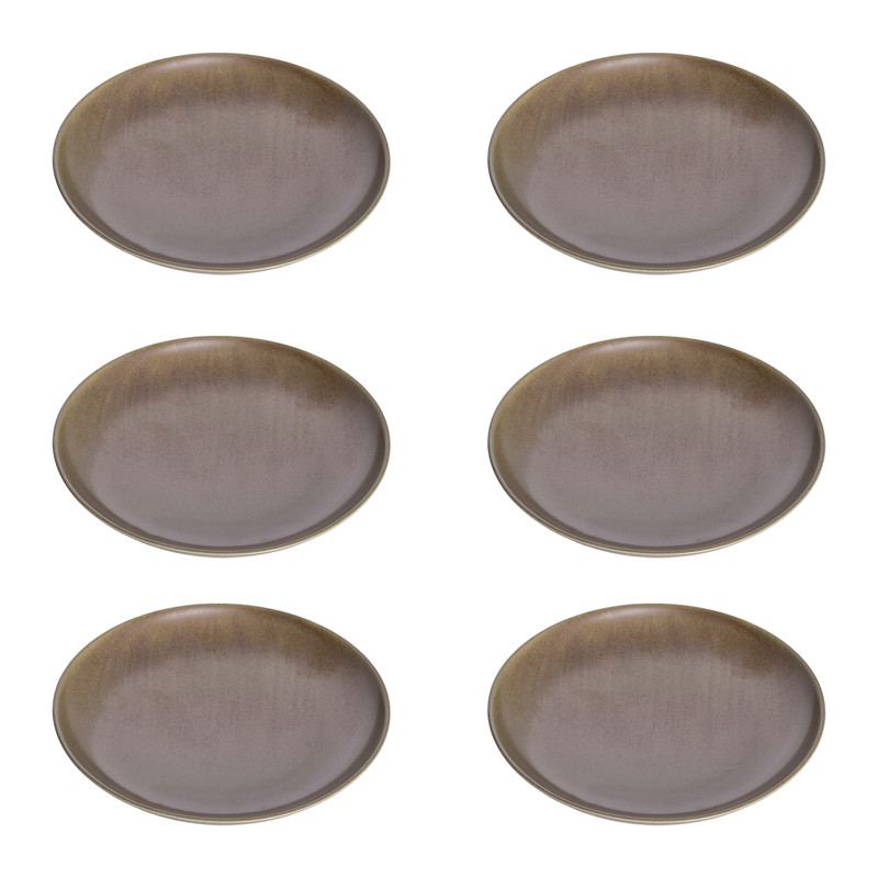 بشقاب میوه خوری بی.وی.کی طرح OLIVE کد 455208 مجموعه 6 عددی