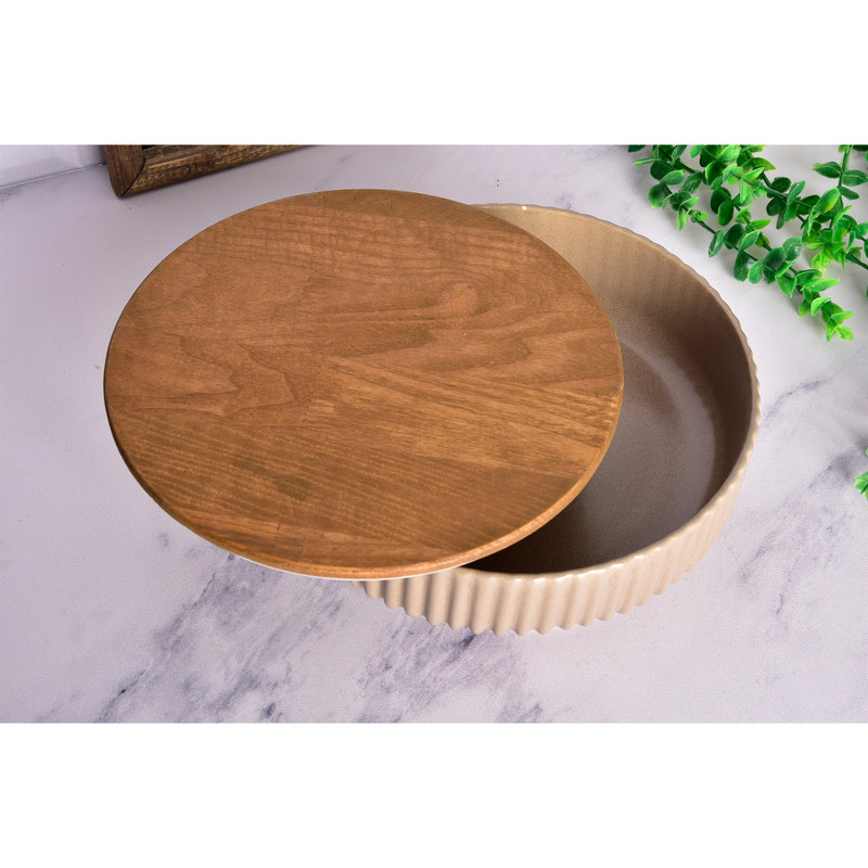 بی وی کی ظرف سرو آجیل خوری در دار سرامیکی طرح مجستیک کد 452731