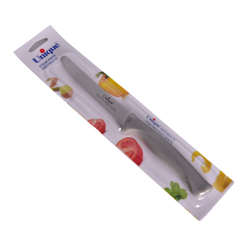چاقو آشپزخانه یونیک مدل اره ای گرد کد 5515