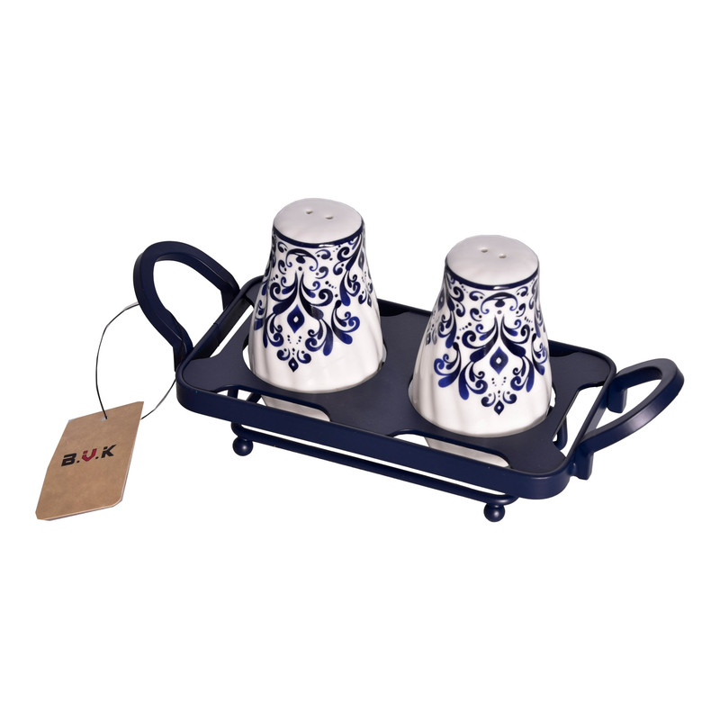 نمک پاش بی.وی.کی کد DH475535 مجموعه 2 عددی به همراه استند
