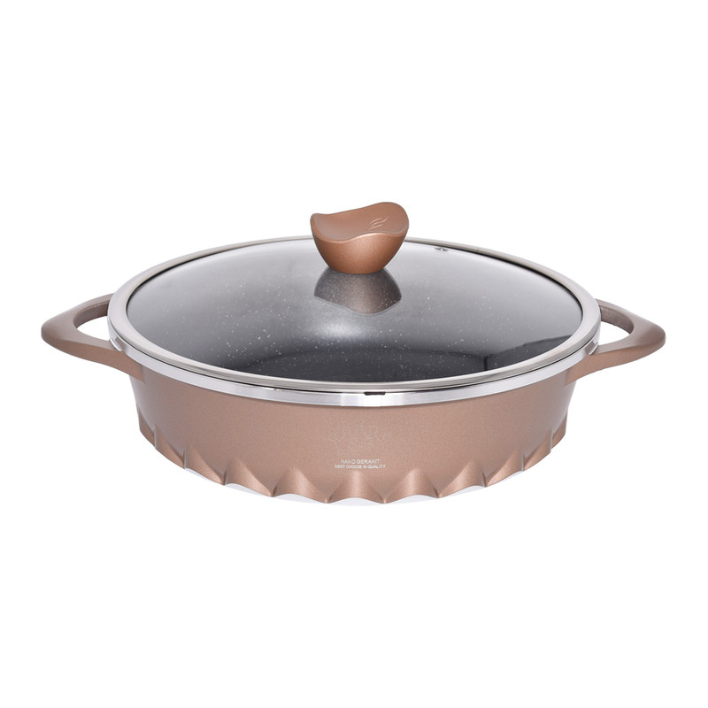 سرویس قابلمه و تابه گرانیتی 18 پارچه اس جی مدل AKA