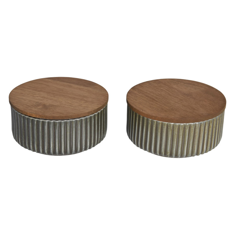 کاسه بی.وی.کی مدل olive کد 455232 مجموعه 2 عددی