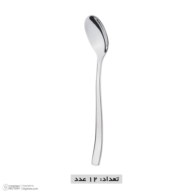 قاشق چای خوری ام  جی  اس مدل 043 مجموعه 12 عددی