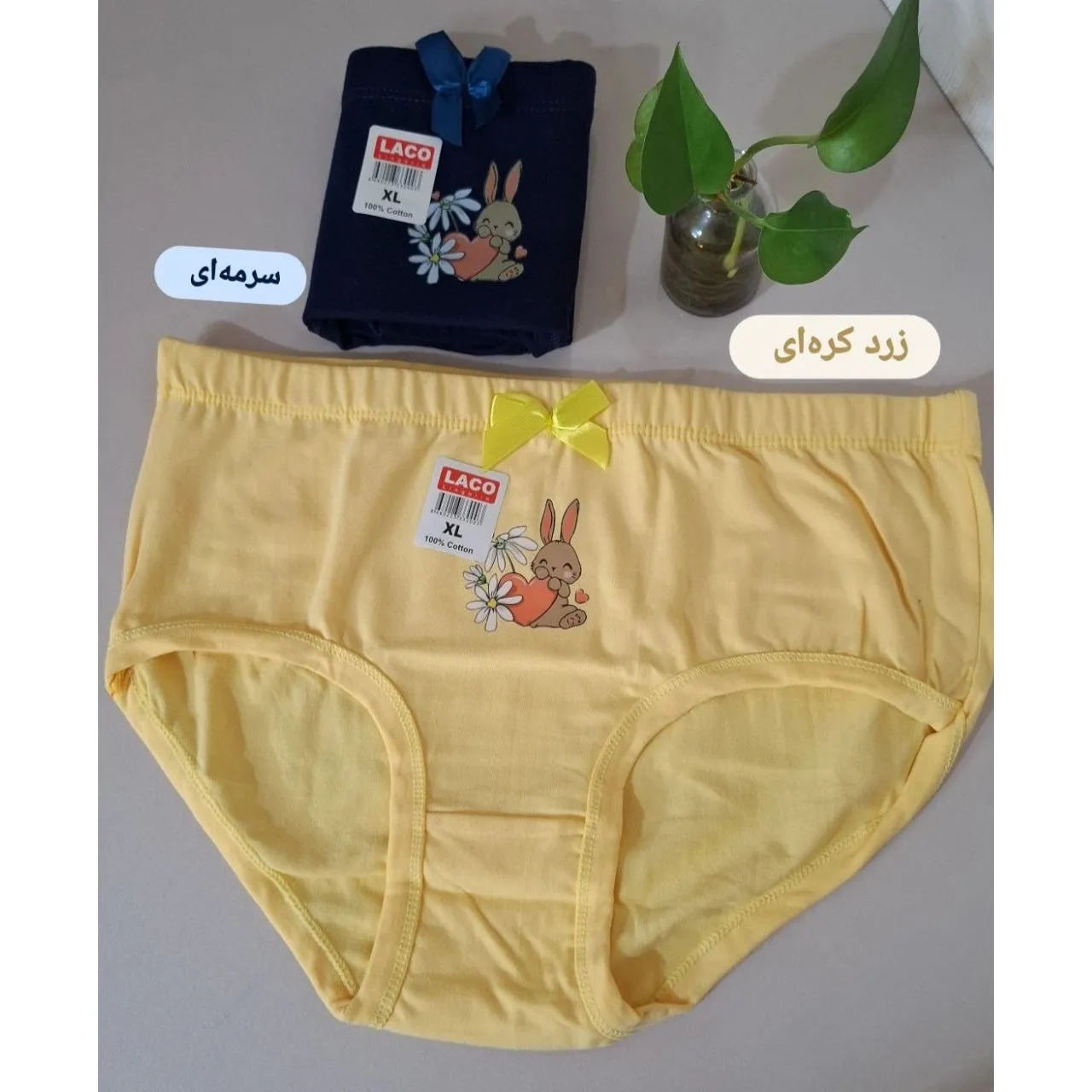 شورت عروسکی زنانه و دخترانه نخی سایز XL طرحدار فاق بلند