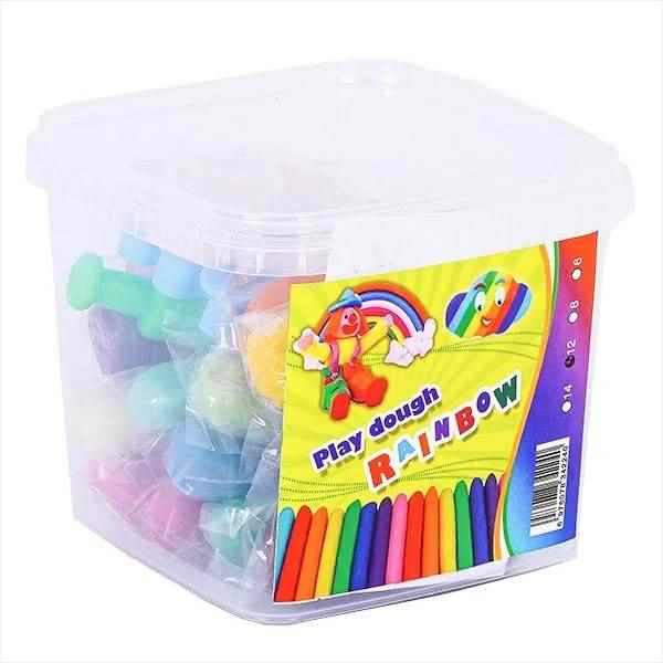 خمیر 12 رنگ سطلی