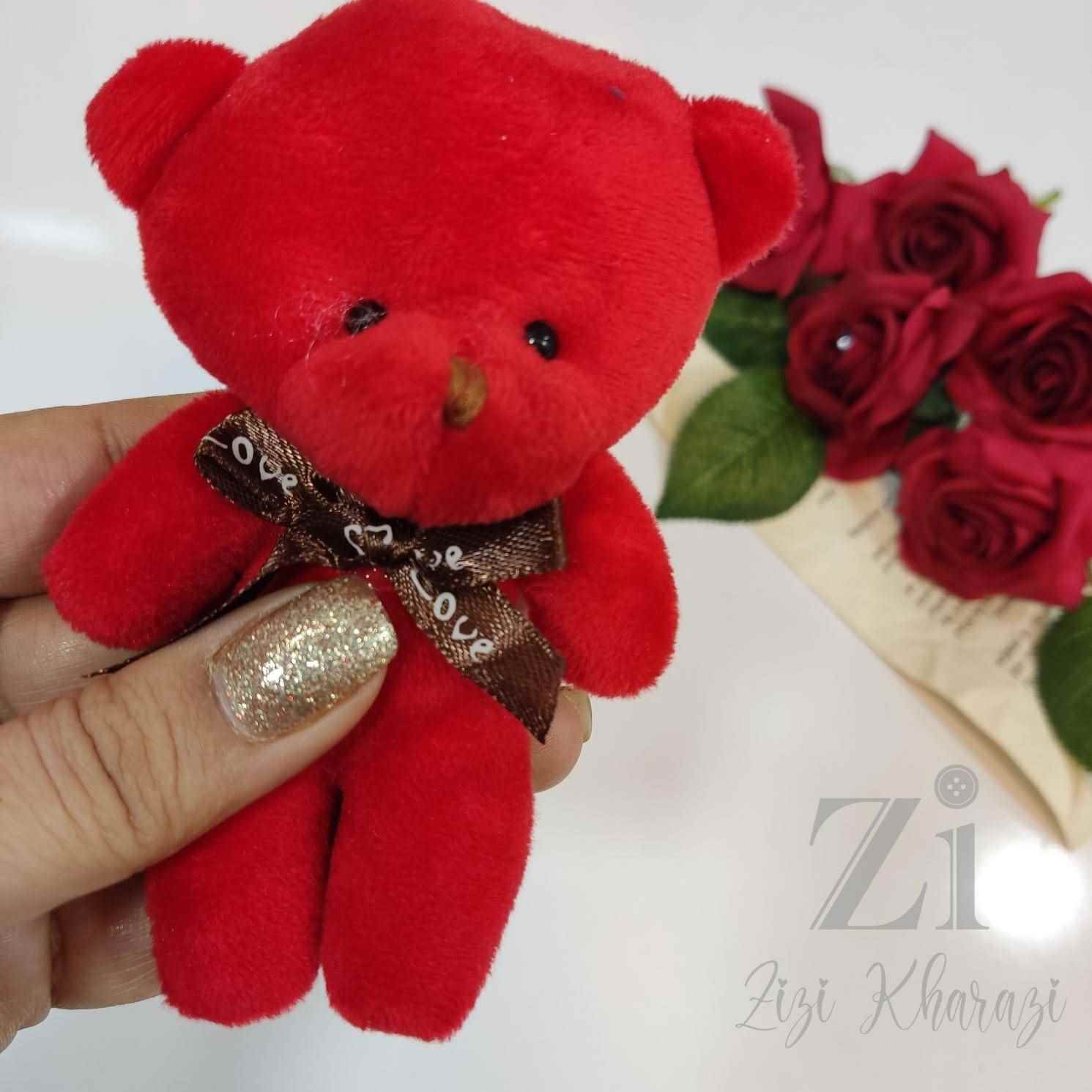 آویز خرس قرمز ایستاده س 1 پولیشی