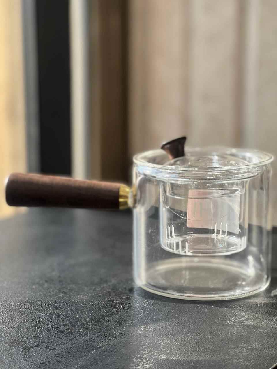 شیر جوش دسته چوبی