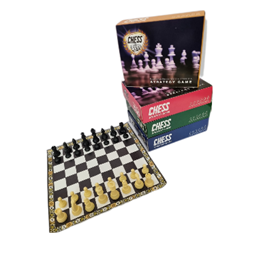 شطرنج صفحه چرم جعبه مقوایی
