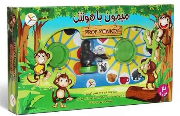 میمون باهوش فرفره های رنگی