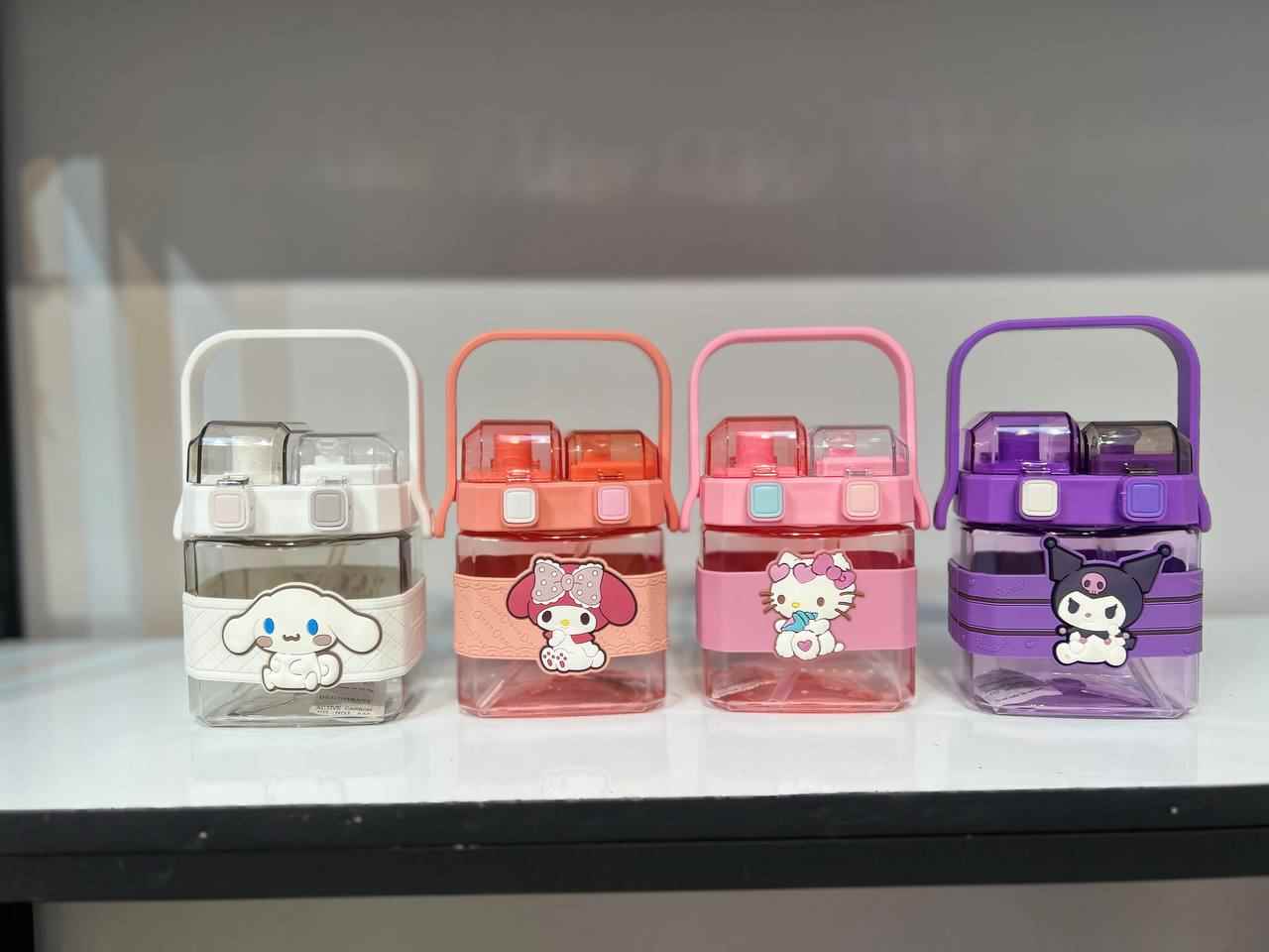 قمقمه دومخزن نی دار و ساده دسته دار