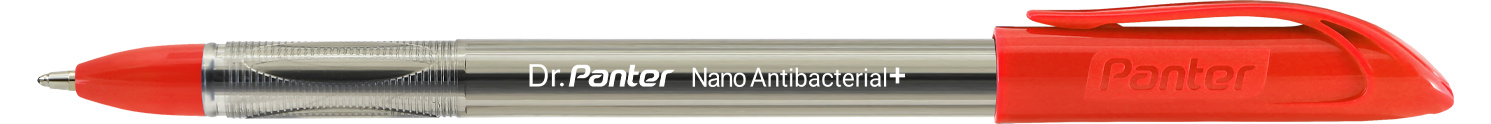 خودکار قرمز  بدنه کریستال نانو آنتی باکتریال  پنتر (105) نوک 1