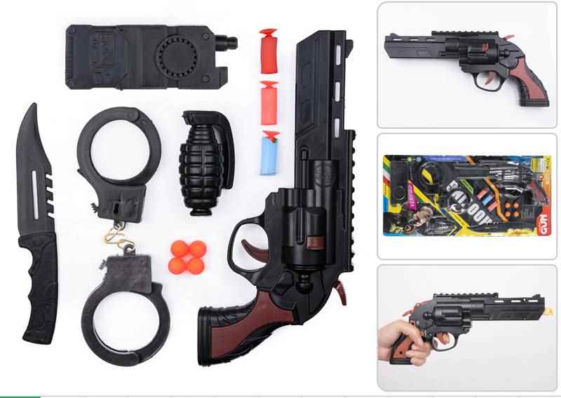 ست هفت تیر و وسایل مدل گانگستر آهو تویز