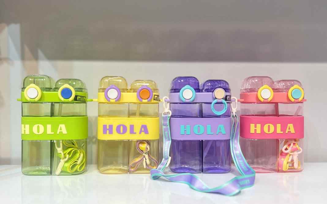 قمقمه دومخزن نی دار بنددار