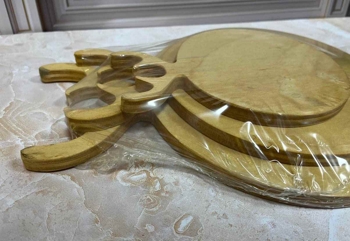 تخته چوبی 3 تیکه  دایره ای  گوزن