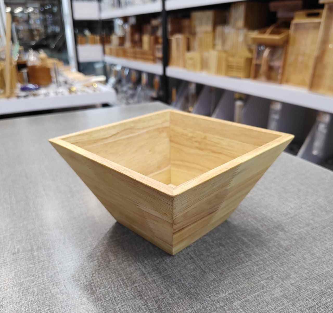 کاسه چوبی بدون درب