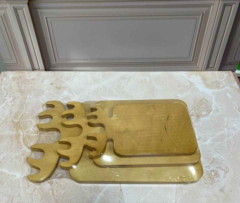 تخته چوبی 3 تیکه  مستطیل گوزن