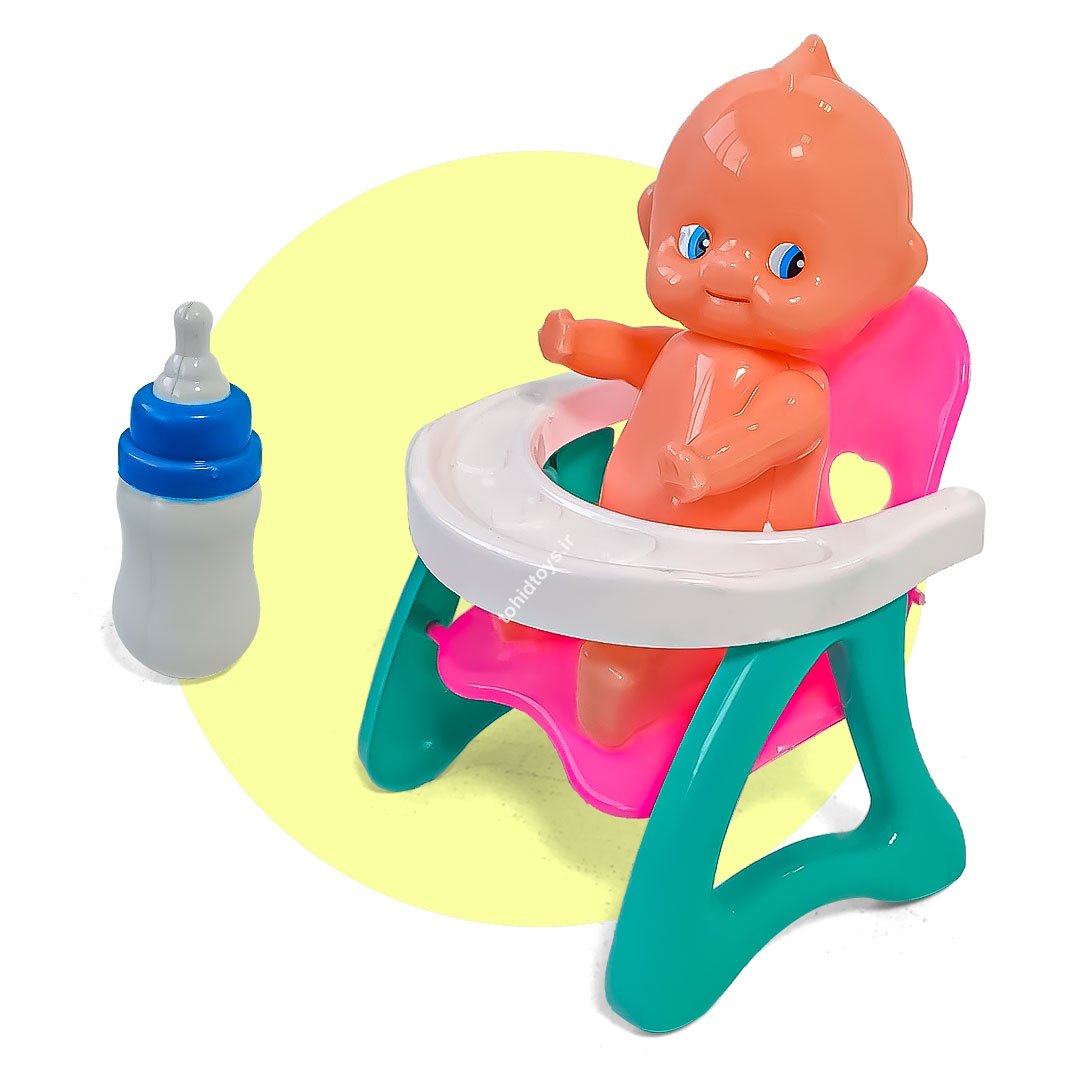 صندلی غذا با عروسک