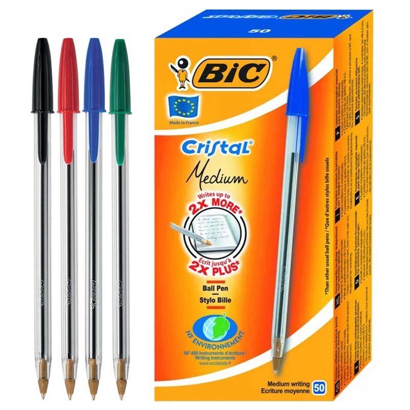 خودکار بیک 1 میلی متر Cristal Medium